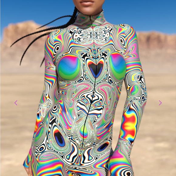 Candy Catz Universe Glitch Bodysuit - Picture 2 of 9